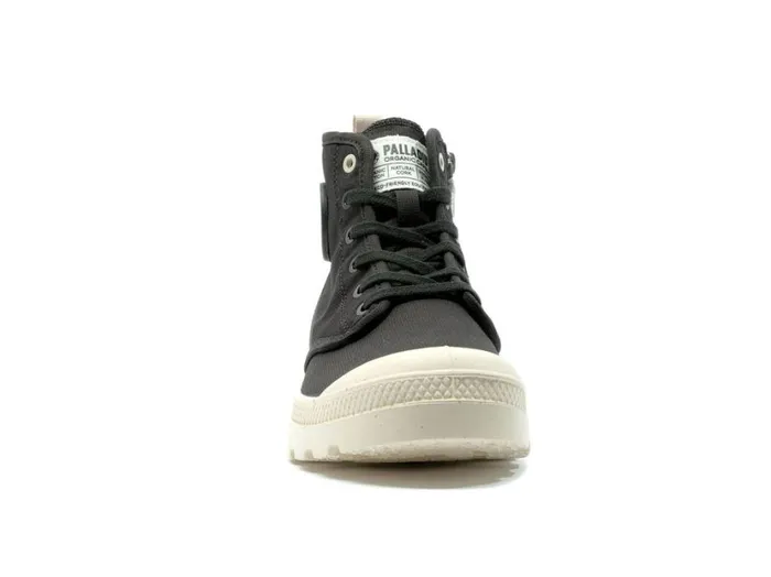 Women Boots PALLADIUM PAMPA HI ZIP ORGANIC Black Women Boots PALLADIUM PAMPA HI ZIP ORGANIC Black