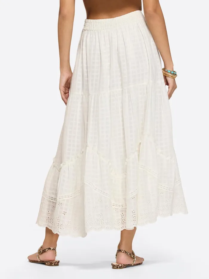 Women Bottoms Jessica Simpson Paula Maxi Skirt In Gardenia