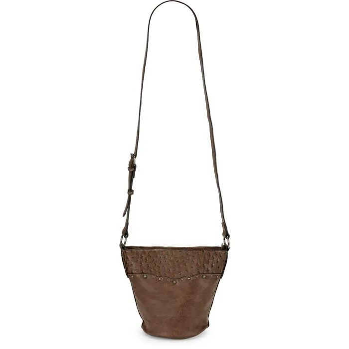 WOMEN Bucket Bag Brown Justin Boots Purses and Bags