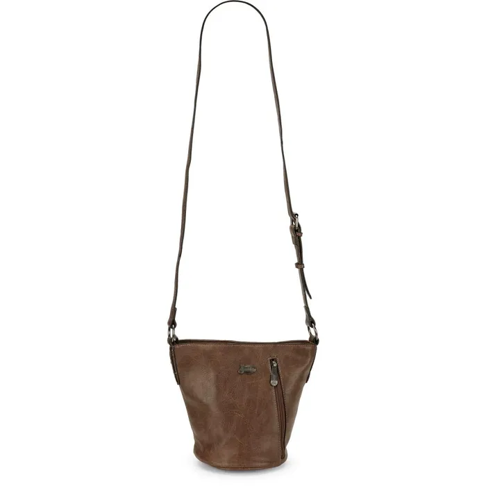 WOMEN Bucket Bag Brown Justin Boots Purses and Bags