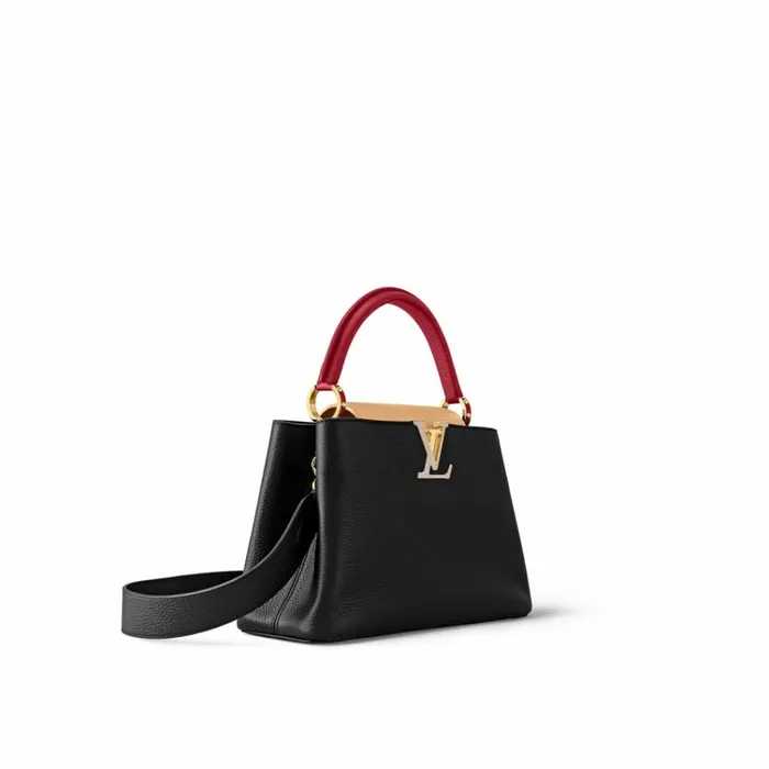 Women Capucines Bag Louis Vuitton Louis Vuitton M20704 Capucines MM Noir Rubis 8211 Louis Vuitton Handbag Store