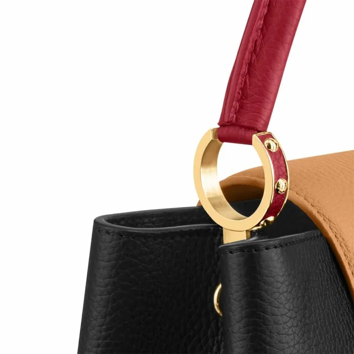 Women Capucines Bag Louis Vuitton Louis Vuitton M20704 Capucines MM Noir Rubis 8211 Louis Vuitton Handbag Store
