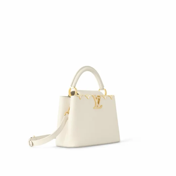 Women Capucines Bag Louis Vuitton Louis Vuitton M23331 Capucines BB Crme Nacre 8211 Louis Vuitton Handbag Store
