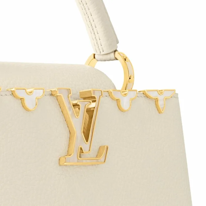 Women Capucines Bag Louis Vuitton Louis Vuitton M23331 Capucines BB Crme Nacre 8211 Louis Vuitton Handbag Store