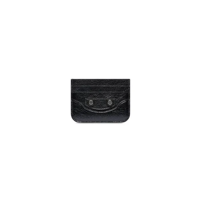 Women Card Holders Balenciaga Le Cagole Card Holder In Black