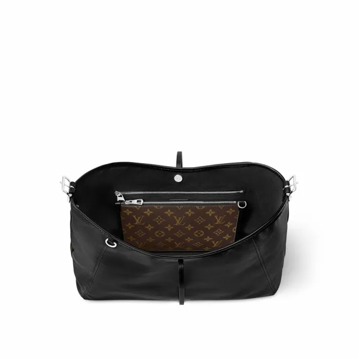 Women CarryAll Bag Louis Vuitton Louis Vuitton M25143 CarryAll Dark MM Black 8211 Louis Vuitton Handbag Store