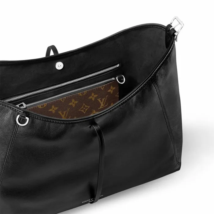 Women CarryAll Bag Louis Vuitton Louis Vuitton M25143 CarryAll Dark MM Black 8211 Louis Vuitton Handbag Store