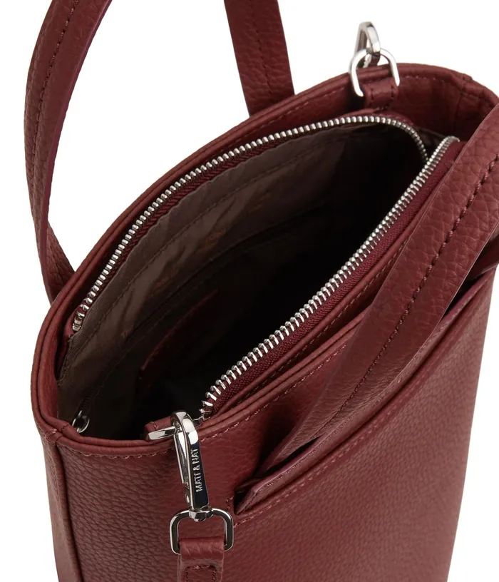 Women Casa Vegan Crossbody Bag 8211 Purity Beet Matt and Nat Crossbody