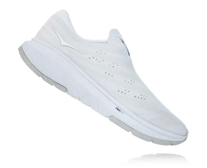 Women Cavu 3 Slip White Lunar Rock HOKA ONE ONE Road Running Women Cavu 3 Slip White Lunar Rock HOKA ONE ONE Road Running