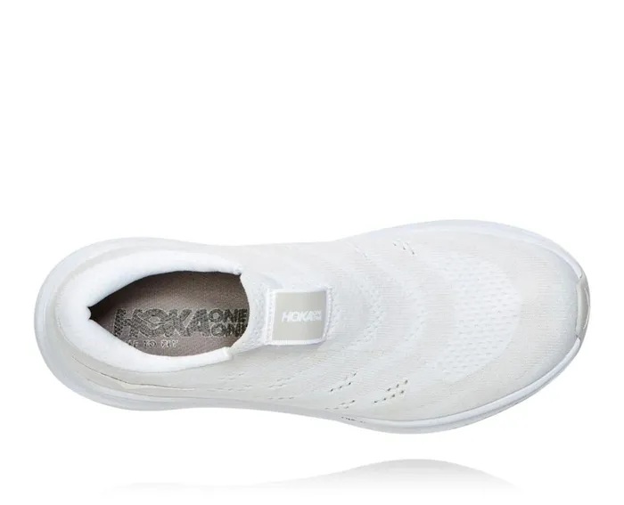Women Cavu 3 Slip White Lunar Rock HOKA ONE ONE Road Running Women Cavu 3 Slip White Lunar Rock HOKA ONE ONE Road Running