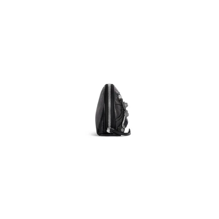 Women Clutches and Pouches Balenciaga Le Cagole Xs Cosmetic Pouch In Black
