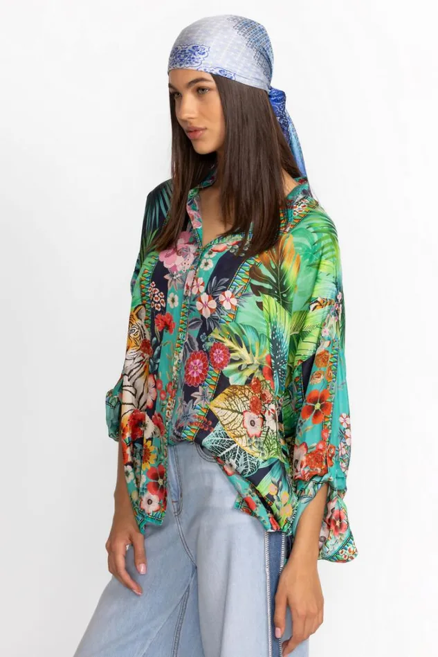 Women COOPERA SCARF Coopera Scarf Print Johnny Was Scarves Women COOPERA SCARF Coopera Scarf Print Johnny Was Scarves