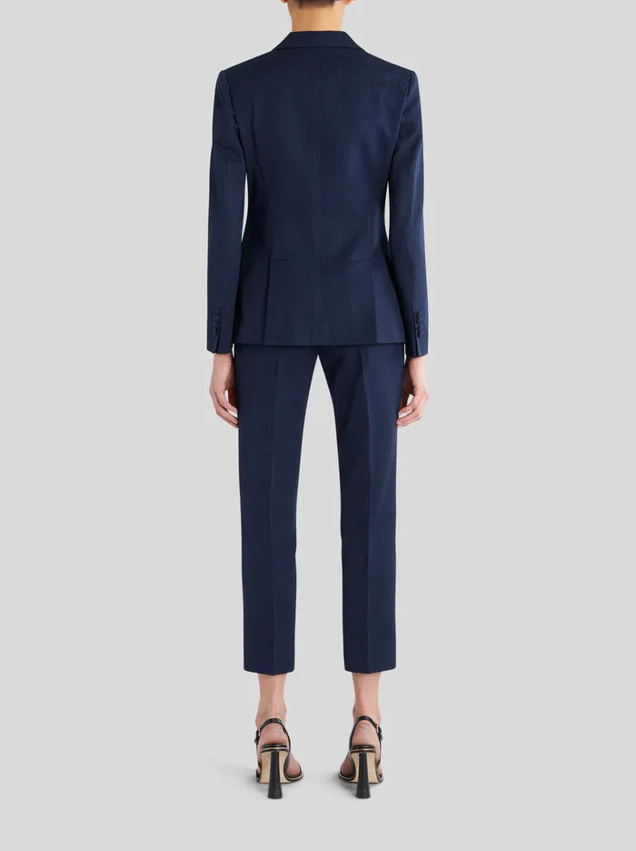 Women Cotton Jacket With Striped Lining Etro Jackets