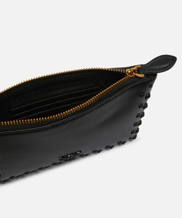 Women Crossbody Bags Pinko Laminated Evening Crossbody Bag With Rhinestones Limo Black Block Colour Women Crossbody Bags Pinko Laminated Evening Crossbody Bag With Rhinestones Limo Black Block Colour