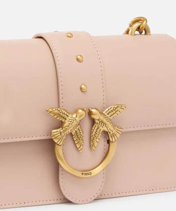 Women Crossbody Bags Pinko Mini Love Bag One Simply Pinkdusty Pinkantique Gold Women Crossbody Bags Pinko Mini Love Bag One Simply Pinkdusty Pinkantique Gold