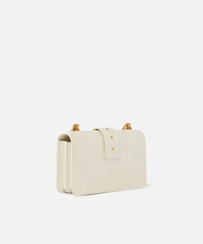 Women Crossbody Bags Pinko Mini Love Bag One Simply Whitewhiteantique Gold Women Crossbody Bags Pinko Mini Love Bag One Simply Whitewhiteantique Gold