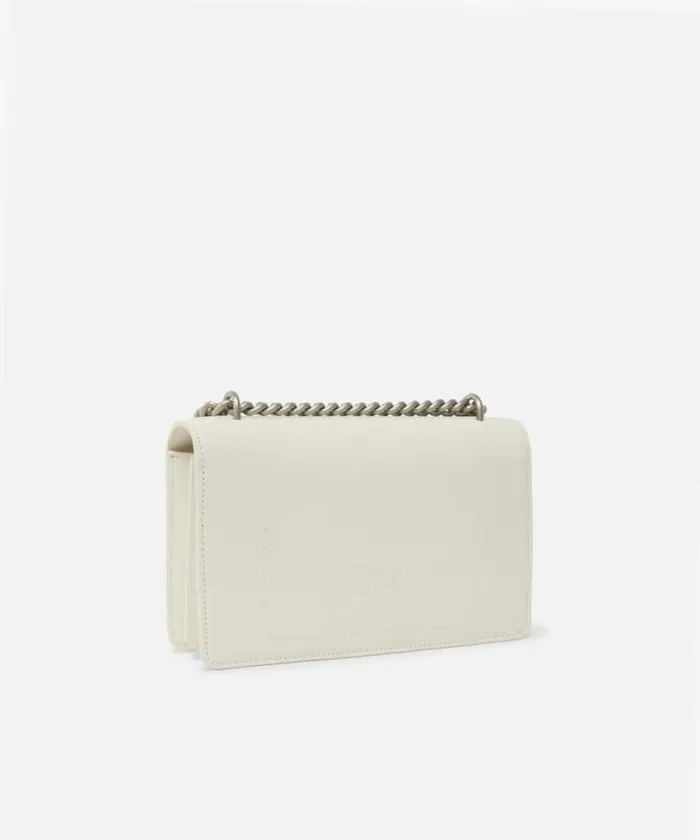 Women Crossbody Bags Pinko Mini Love Bag One Simply Whitewhiteold Silver Women Crossbody Bags Pinko Mini Love Bag One Simply Whitewhiteold Silver