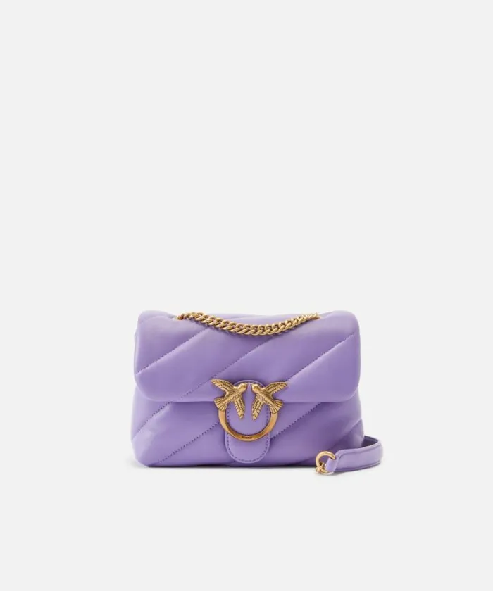 Women Crossbody Bags Pinko Mini Love Bag Puff Maxi Quilt Kashmir Purpleantiquegold Women Crossbody Bags Pinko Mini Love Bag Puff Maxi Quilt Kashmir Purpleantiquegold