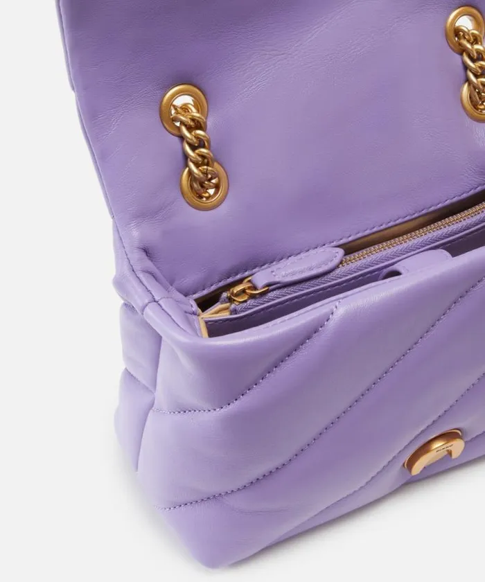 Women Crossbody Bags Pinko Mini Love Bag Puff Maxi Quilt Kashmir Purpleantiquegold Women Crossbody Bags Pinko Mini Love Bag Puff Maxi Quilt Kashmir Purpleantiquegold