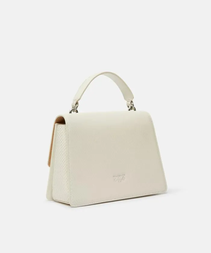 Women Crossbody Bags Pinko Pythonprint Love Bag Handbag Silk Whitebrushed Silver Women Crossbody Bags Pinko Pythonprint Love Bag Handbag Silk Whitebrushed Silver