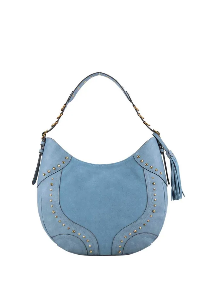 Women Crossbody Jessica Simpson Raven Large Hobo In Faded Jeans