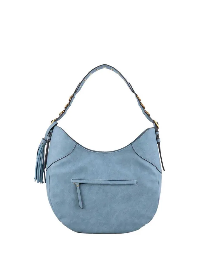 Women Crossbody Jessica Simpson Raven Large Hobo In Faded Jeans