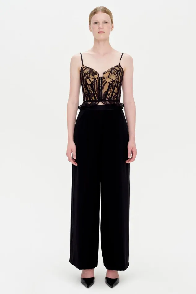 Women Dalila Bustier Black Jonathan Simkhai Tops and Bodysuits