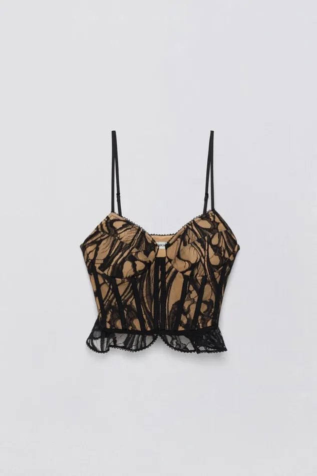 Women Dalila Bustier Black Jonathan Simkhai Tops and Bodysuits