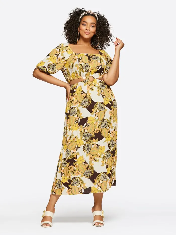 Women Denim Jessica Simpson Jacklyn Dress In Clover Field