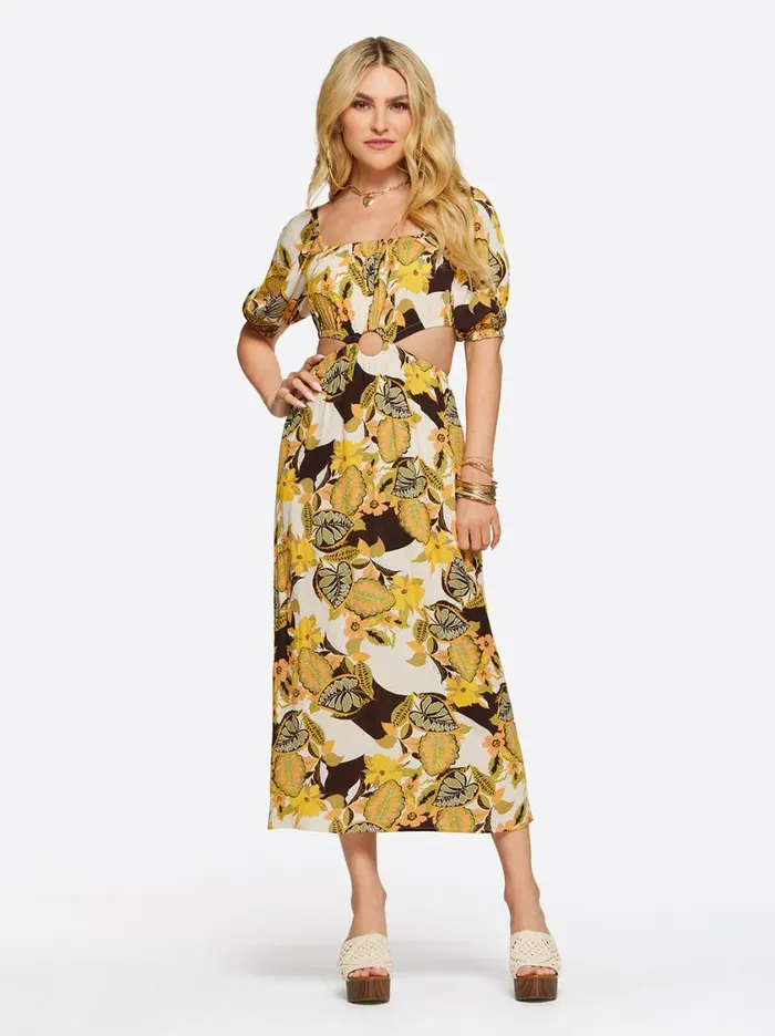 Women Denim Jessica Simpson Jacklyn Dress In Clover Field