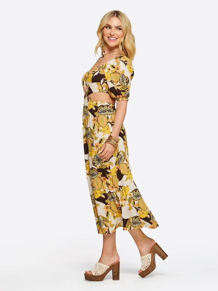 Women Denim Jessica Simpson Jacklyn Dress In Clover Field