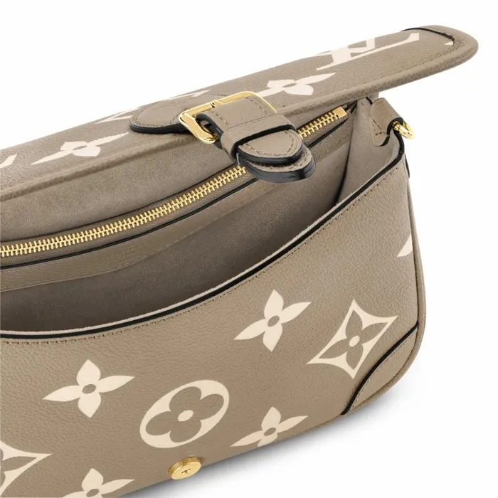 Women Diane Bag Louis Vuitton Louis Vuitton M46583 Diane Tourterelle BeigeCream 8211 Louis Vuitton Handbag Store