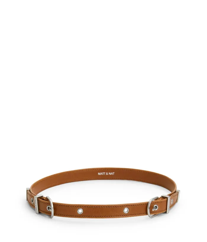 Women Dolly Vegan Skinny Belt Chili Matt and Nat Belts