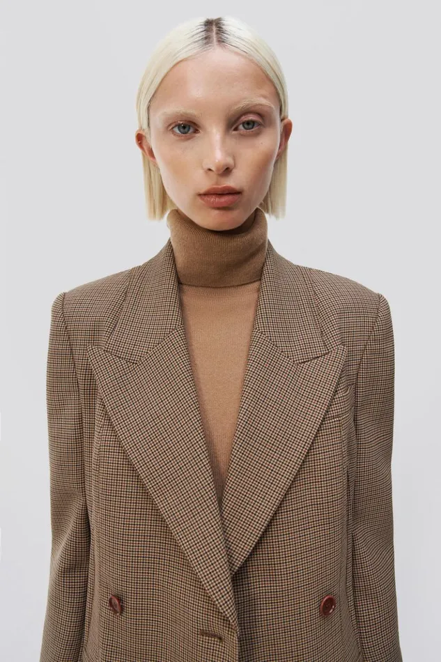 Women Dorit Blazer Teak Jonathan Simkhai Jackets and Coats