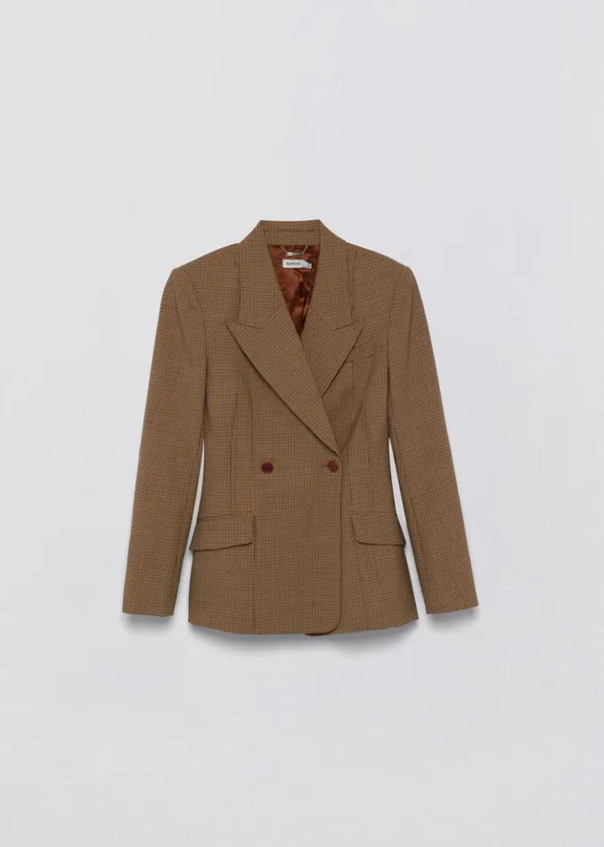 Women Dorit Blazer Teak Jonathan Simkhai Jackets and Coats