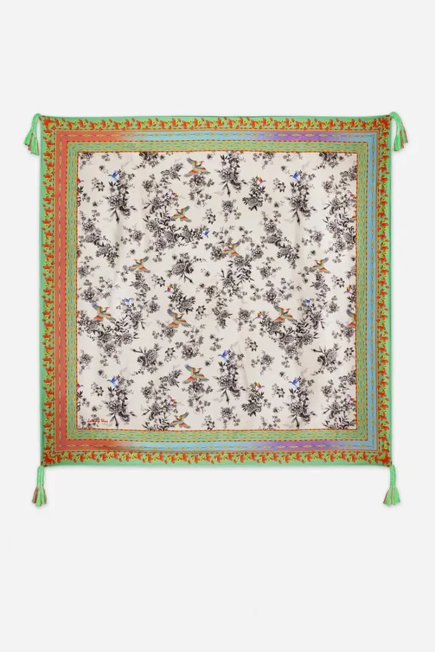 Women DREAMER GARDEN SCARF Dreamer Ivory Johnny Was Scarves