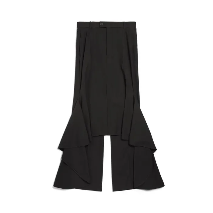 Women Dresses and Skirts Balenciaga Deconstructed Godet Skirt In Black