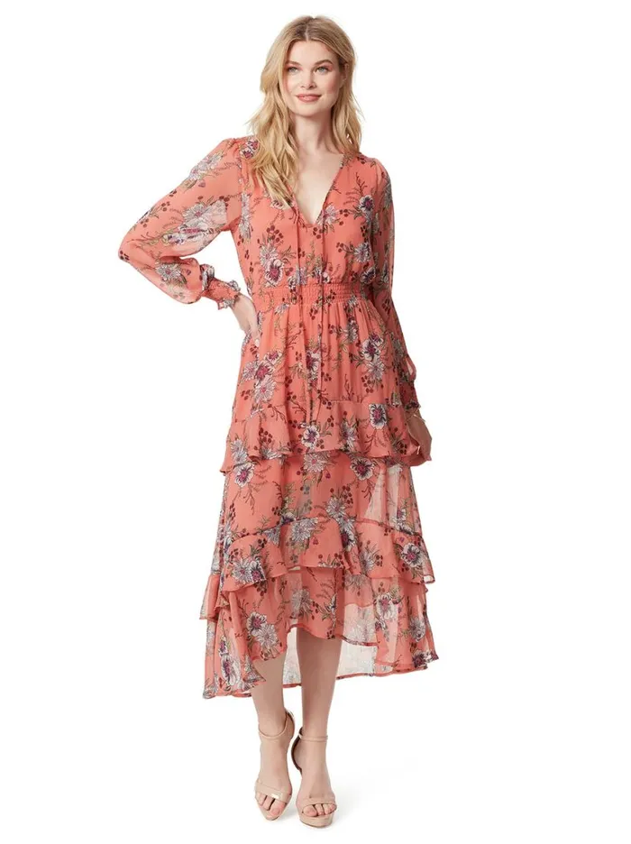 Women Dresses Jessica Simpson Harmony Maxi Dress In Floral Burst