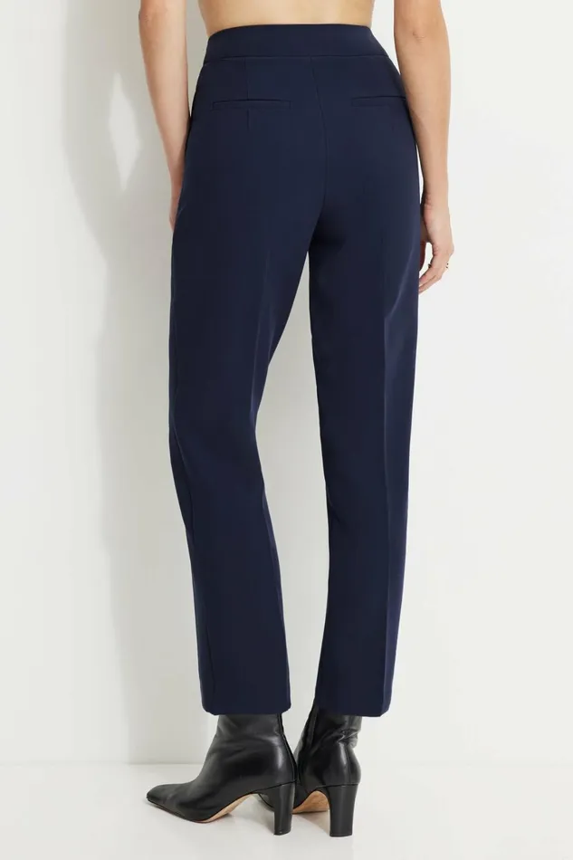 Women Dynamite Pants Emily Tailored Slim Ankle Pants Blue