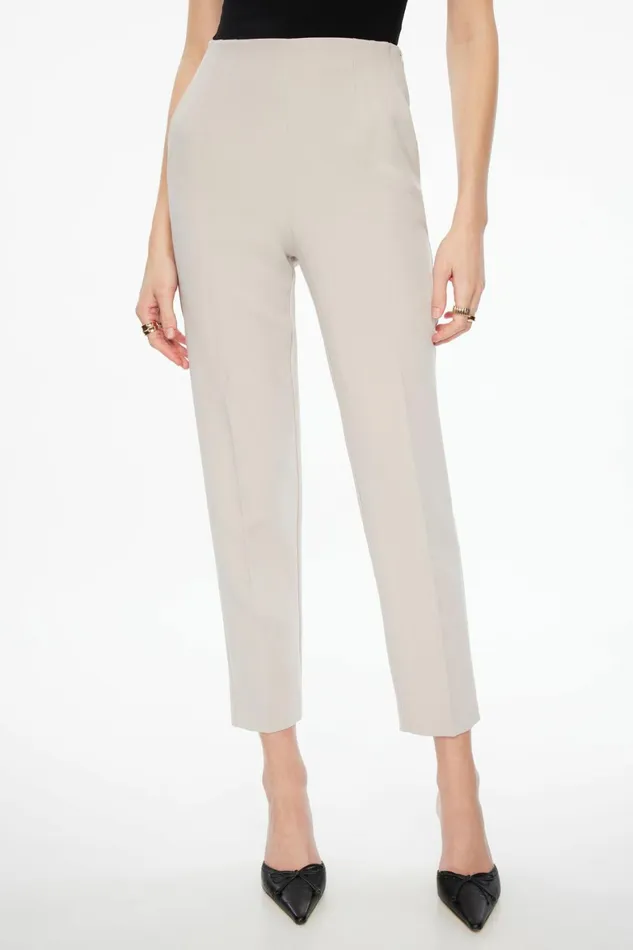 Women Dynamite Pants Kendall Slim Side Zip Pants Gray