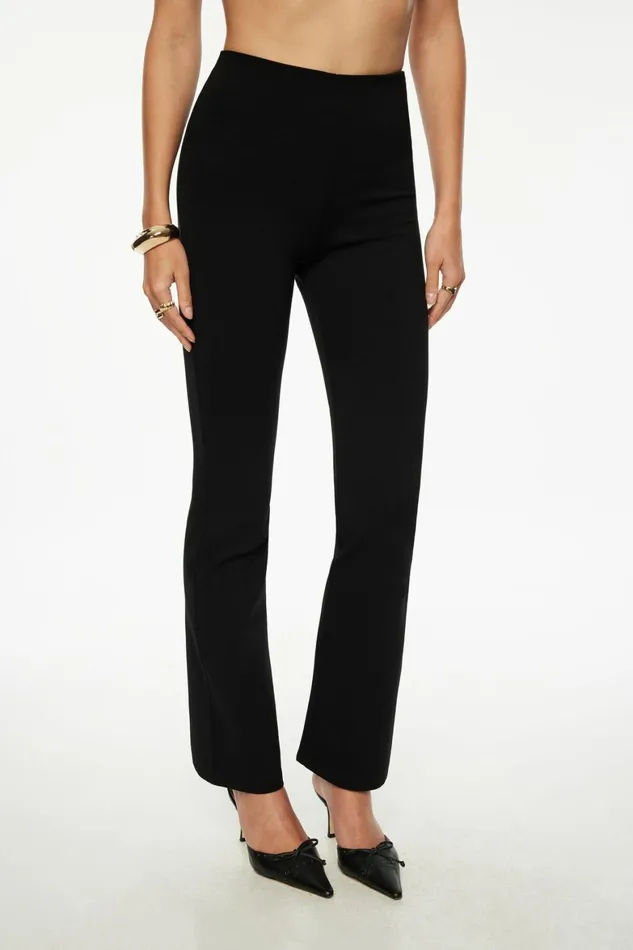 Women Dynamite Pants Straight Leg Pants Black