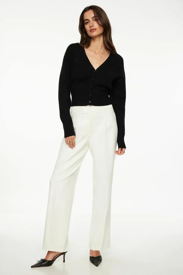 Women Dynamite Pants Straight Leg Relaxed Pants White