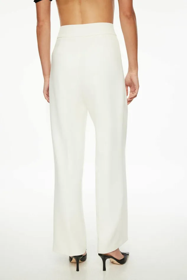 Women Dynamite Pants Straight Leg Relaxed Pants White