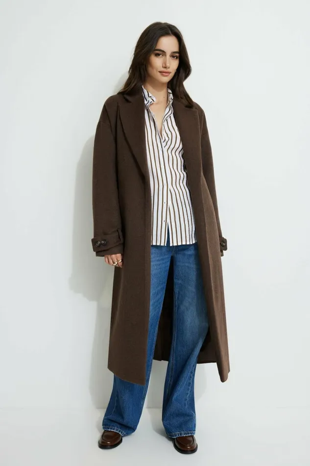 Women Dynamite Tops Frida Airflow Stripe Shirt White