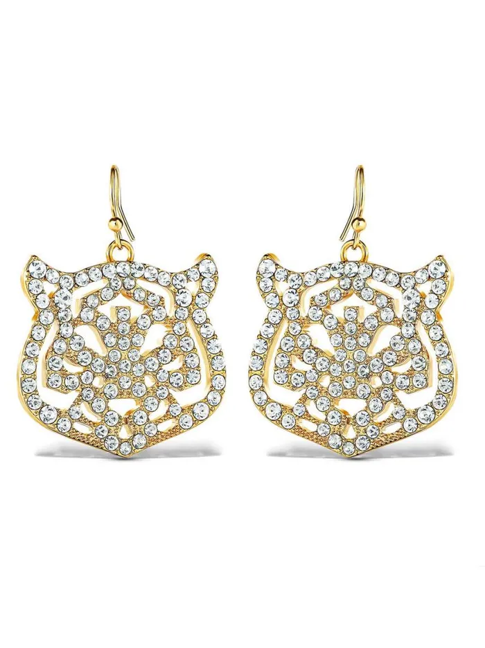 Women Earrings Jessica Simpson Tiger Drop Earrings