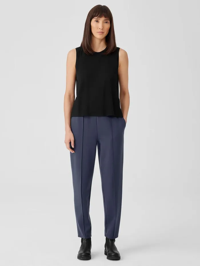 Women Eileen Fisher Pants Shorts and Jumpsuits Washable Flex Ponte Pintuck Pant Ocean Women Eileen Fisher Pants Shorts and Jumpsuits Washable Flex Ponte Pintuck Pant Ocean