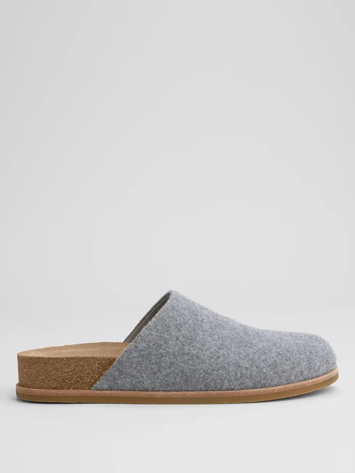 Women Eileen Fisher Shoes Bios Flannel Mule Moon