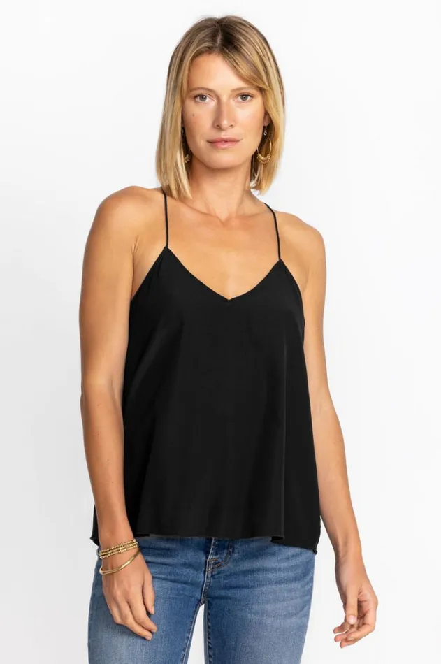 Women ETTA CAMI TOP Black Johnny Was Slips and Camis Women ETTA CAMI TOP Black Johnny Was Slips and Camis