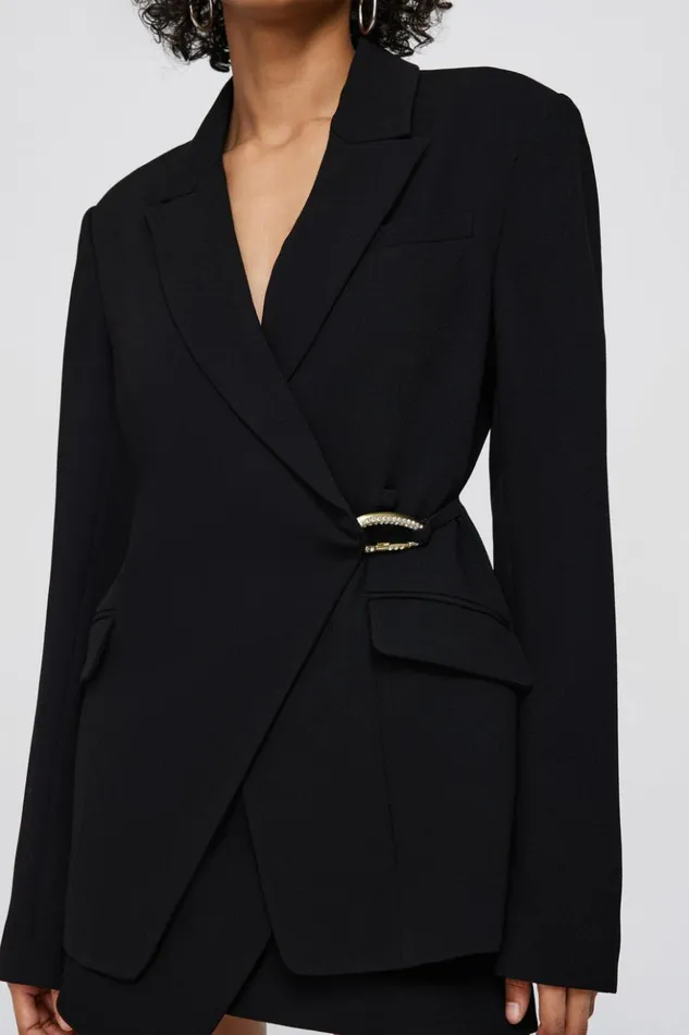 Women Eva Blazer Black Jonathan Simkhai Dresses and Jumpsuits