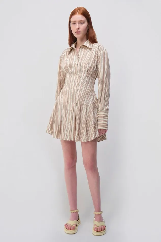 Women Felicity Dress Natural White Multi Jonathan Simkhai Dresses and Jumpsuits